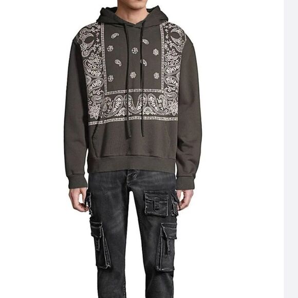 Profound Men's So Far So Good Regular-Fit Bandana-print Hoodie - Black - Size - Picture 11 of 14